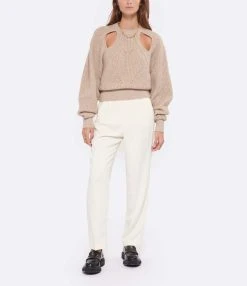 Joseph Pantalon Thea Ivoire 9 Joseph Pantalon Thea Ivoire -ANINE BING Boutique josep look20220831 126