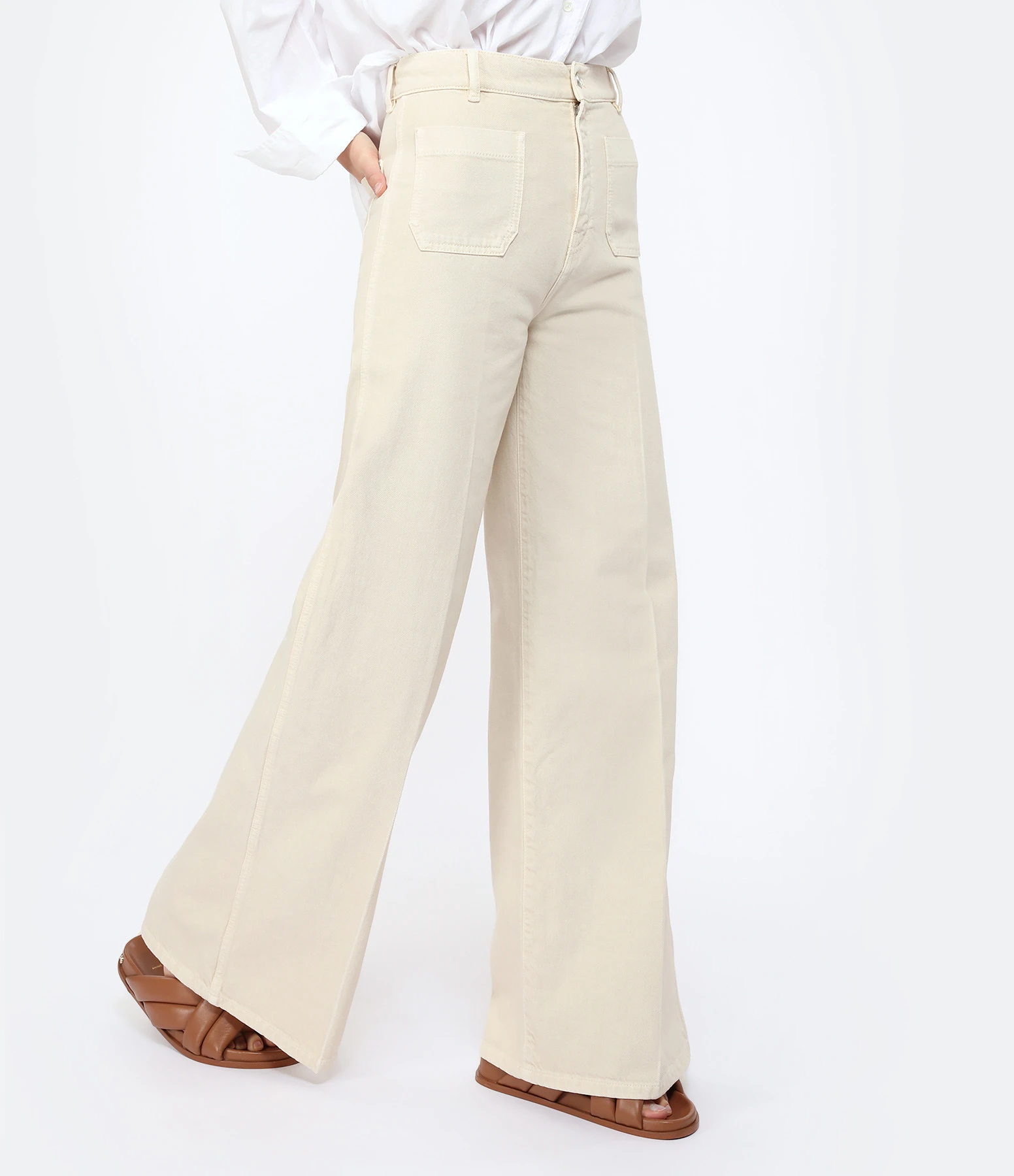 Joseph Jean Brompton Denim Beige 6 Joseph Jean Brompton Denim Beige – Image 4