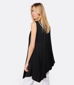 Joseph Top Dovehouse Satin Noir -ANINE BING Boutique josep look20230125 544
