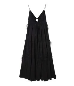 JONATHAN SIMKHAI Robe April Coton Noir