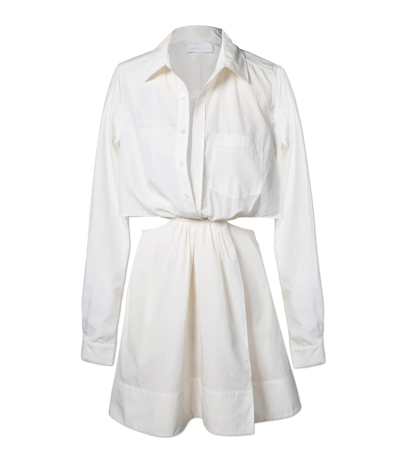 JONATHAN SIMKHAI Robe Shaelyn Coton Blanc 3 JONATHAN SIMKHAI Robe Shaelyn Coton Blanc