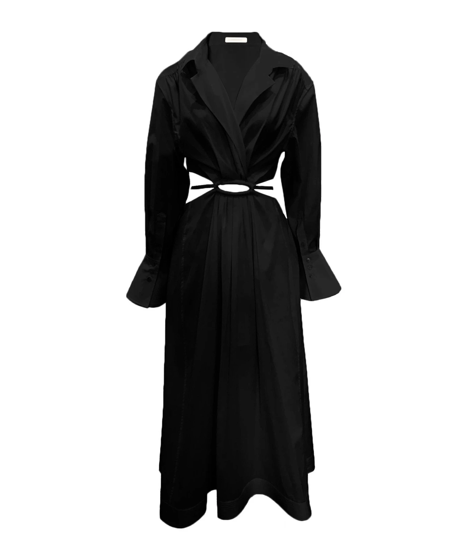 JONATHAN SIMKHAI Robe Alex Coton Noir 3 JONATHAN SIMKHAI Robe Alex Coton Noir