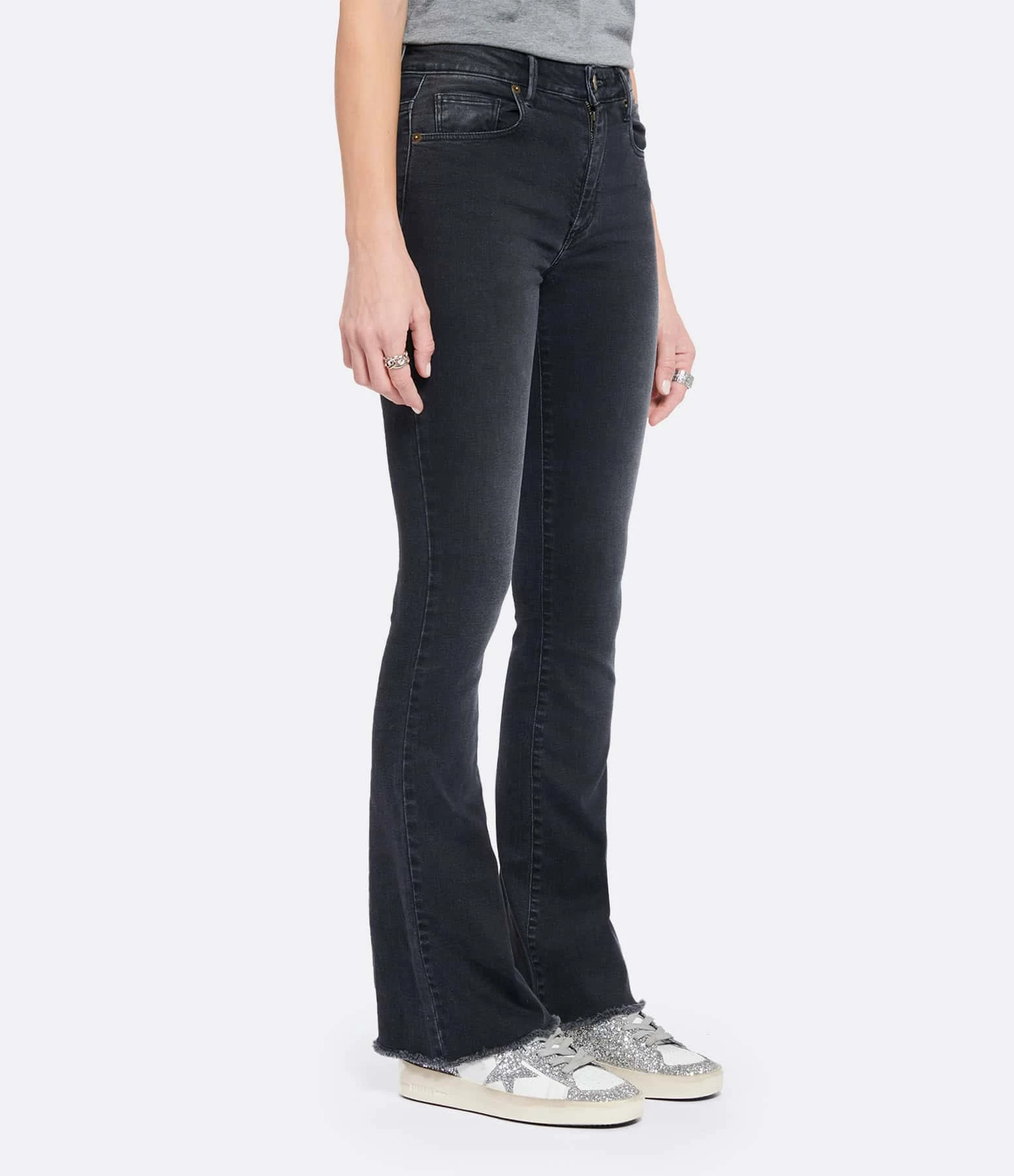 JEANNE VOULAND Jean Faden Flare Stone Noir 6 JEANNE VOULAND Jean Faden Flare Stone Noir – Image 4