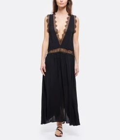 JEANNE VOULAND Robe Deva Dentelle Noir -ANINE BING Boutique jvoul look20220307 32