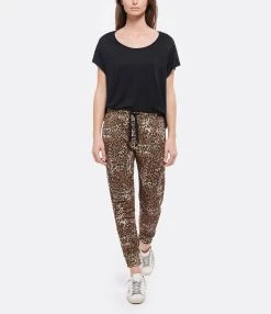 JEANNE VOULAND Tee-shirt Bach Col Rond Lyocell Noir -ANINE BING Boutique jvoul look20220307 383