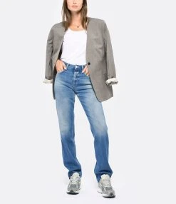 JEANNE VOULAND Tee-shirt Bach Col Rond Lyocell Blanc -ANINE BING Boutique jvoul look20220823 106