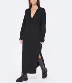 JEANNE VOULAND Robe Ina Laine Noir 9 JEANNE VOULAND Robe Ina Laine Noir -ANINE BING Boutique jvoul look20221011 423
