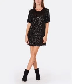 JEANNE VOULAND Robe Gala Sequin Noir 11 JEANNE VOULAND Robe Gala Sequin Noir -ANINE BING Boutique jvoul look20221012 428