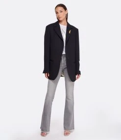 JEANNE VOULAND Jean Faden Flare Gris -ANINE BING Boutique jvoul look20221125 354