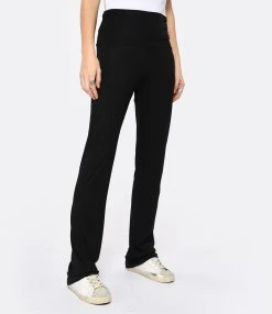 JEANNE VOULAND Pantalon Jade Jersey Noir -ANINE BING Boutique jvoul look20221215 453