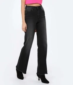 JEANNE VOULAND Jean Jilly Straight Denim Stone Noir -ANINE BING Boutique jvoul look20230117 310