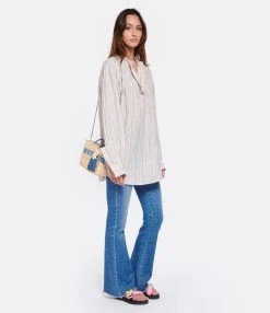 JEANNE VOULAND Jean Faden Flare Smoke Bleu -ANINE BING Boutique jvoul look20230203 239