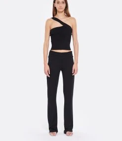 JEANNE VOULAND Pantalon Jade Jersey Noir -ANINE BING Boutique jvoul look20230203 332