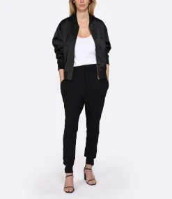 JEANNE VOULAND Jogging Giaco Coton Pima Noir -ANINE BING Boutique jvoul look20230215 425