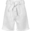 JEANNE VOULAND Bermuda Folco Denim Blanc