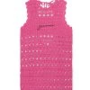 Ganni Robe De Plage Crochet Coton Organique Rose -ANINE BING Boutique k1807 2607 483