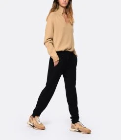 Kujten Jogging Joggy Cachemire Noir -ANINE BING Boutique kujte look20220929 658