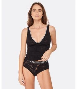 La Nouvelle Top John Dentelle Black Silver, Capsule Noël 8 La Nouvelle Top John Dentelle Black Silver, Capsule Noël -ANINE BING Boutique lanou look20221130 78