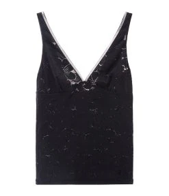 La Nouvelle Top John Dentelle Black Silver, Capsule Noël