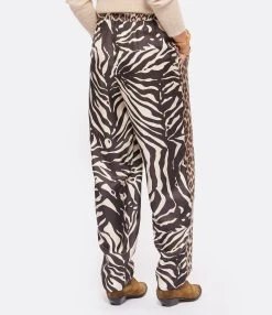 LA PRESTIC OUISTON Pantalon Boy Soie Mix Zèbre 11 LA PRESTIC OUISTON Pantalon Boy Soie Mix Zèbre -ANINE BING Boutique lapre look20220817 29