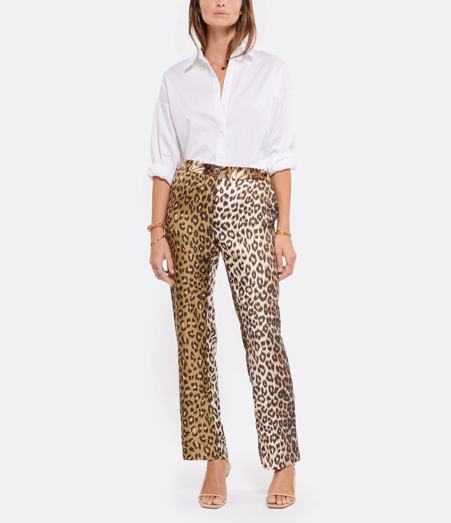 LA PRESTIC OUISTON Pantalon Lucky Soie Panthère Fauve 5 LA PRESTIC OUISTON Pantalon Lucky Soie Panthère Fauve – Image 3