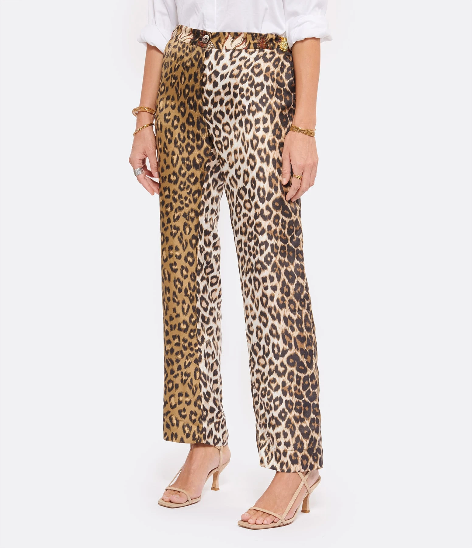 LA PRESTIC OUISTON Pantalon Lucky Soie Panthère Fauve 6 LA PRESTIC OUISTON Pantalon Lucky Soie Panthère Fauve – Image 4