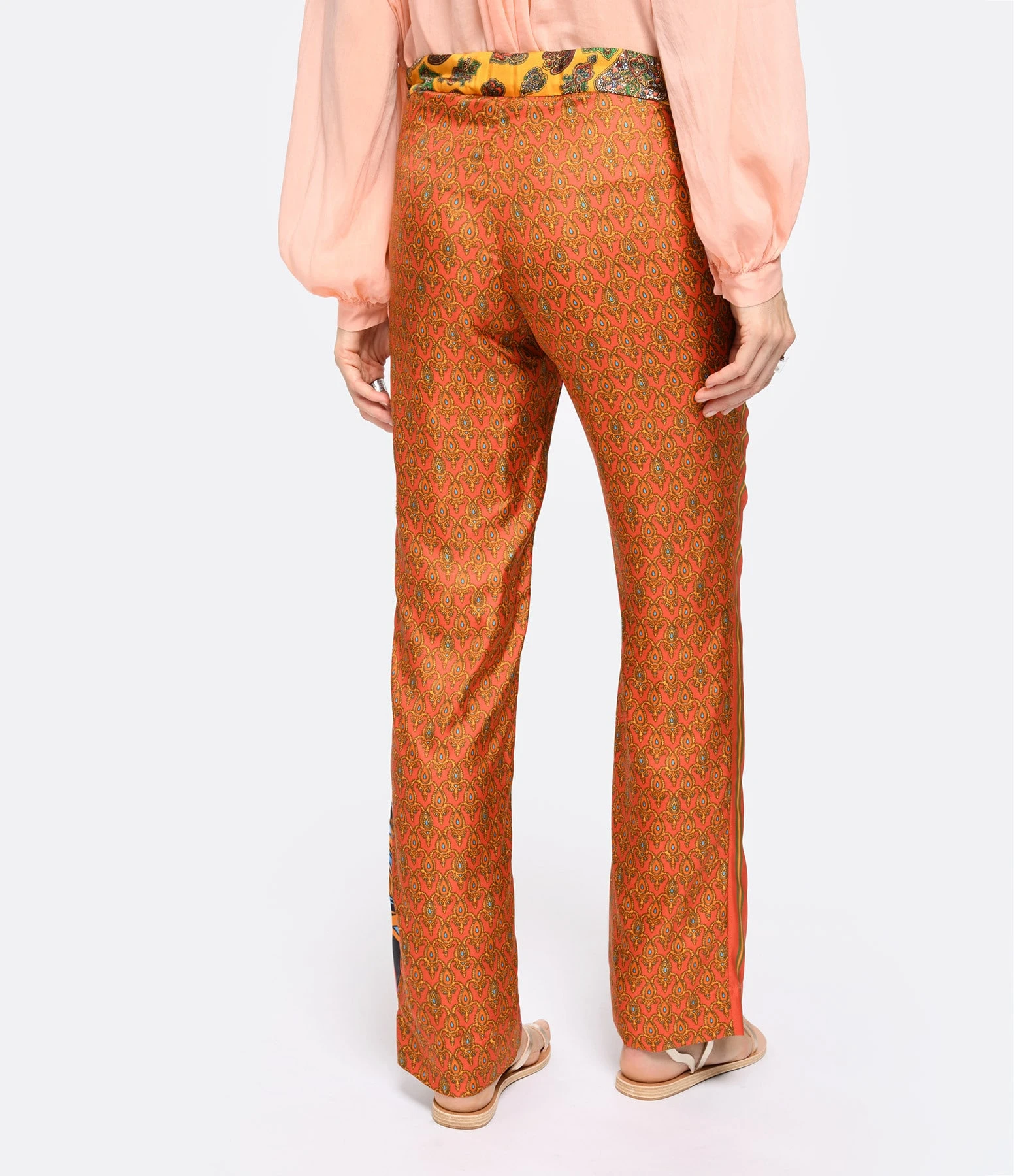 LA PRESTIC OUISTON Pantalon Lucky Soie Mix Rayure Matelas Passion 6 LA PRESTIC OUISTON Pantalon Lucky Soie Mix Rayure Matelas Passion – Image 4