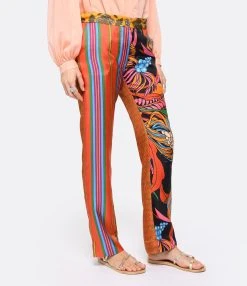 LA PRESTIC OUISTON Pantalon Lucky Soie Mix Rayure Matelas Passion 11 LA PRESTIC OUISTON Pantalon Lucky Soie Mix Rayure Matelas Passion -ANINE BING Boutique lapre look20221215 319