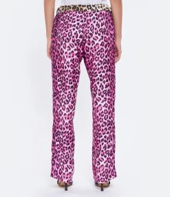 LA PRESTIC OUISTON Pantalon Lucky Soie Panthère Rose, Exclusivité Lulli -ANINE BING Boutique lapre look20230203 189