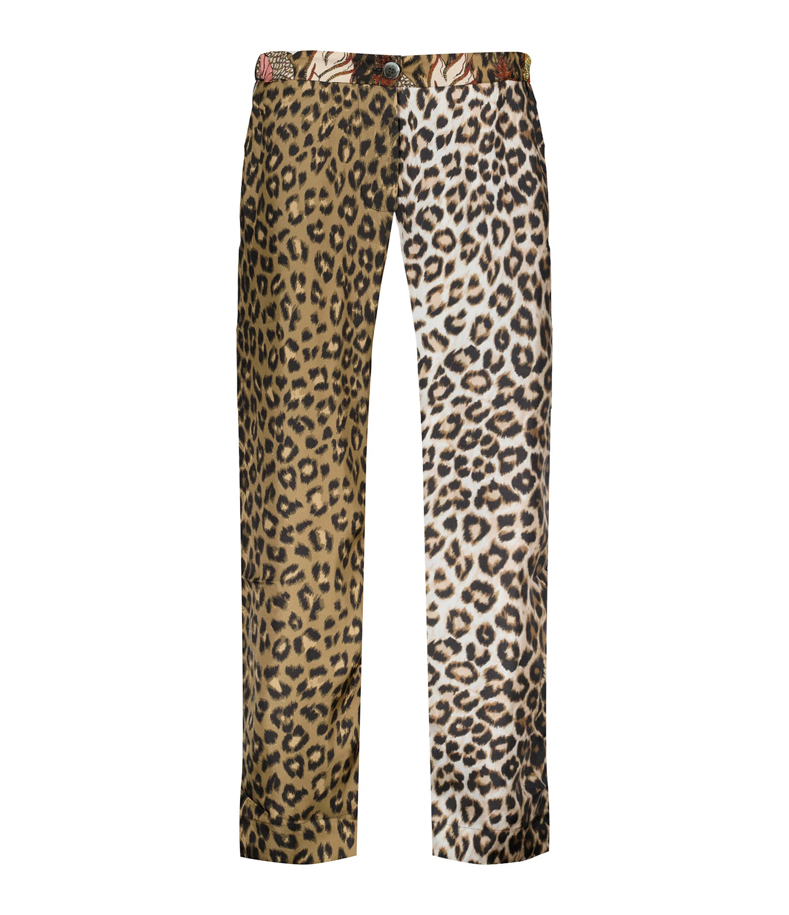 LA PRESTIC OUISTON Pantalon Lucky Soie Panthère Fauve 3 LA PRESTIC OUISTON Pantalon Lucky Soie Panthère Fauve