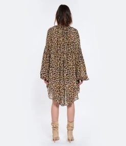 Laurence Bras Robe Courte Lamu Léopard 9 Laurence Bras Robe Courte Lamu Léopard -ANINE BING Boutique lbras look20230203 235