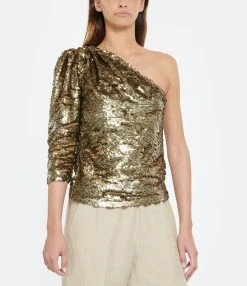 Laurence Bras Top Doreie Doré -ANINE BING Boutique lbras look20230228 378