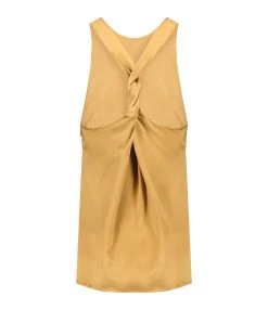 LOULOU STUDIO Top Estor Soie Camel -ANINE BING Boutique loulo48229 pck20230217 2