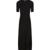 LOULOU STUDIO Robe Longue Maille Seron Soie Noir -ANINE BING Boutique loulo48245 pck20230130 1 1