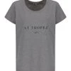 Tee-shirt Lulli St-Tropez Col Rond Coton Gris, Collaboration Jeanne Vouland X Lulli -ANINE BING Boutique lulli43460 pck20220704 1