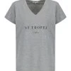 Tee-shirt Lulli St-Tropez Col V Coton Gris, Collaboration Jeanne Vouland X Lulli 2 Tee-shirt Lulli St-Tropez Col V Coton Gris, Collaboration Jeanne Vouland X Lulli -ANINE BING Boutique lulli43464 pck20220704 1