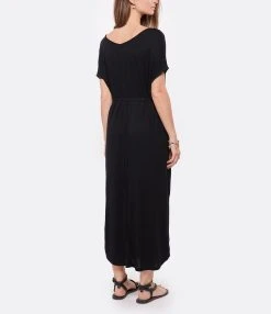 MAEVY MOUVEMENT LIBRE Robe Margo Bambou Noir 9 MAEVY MOUVEMENT LIBRE Robe Margo Bambou Noir -ANINE BING Boutique maevy look20220419 300