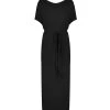 MAEVY MOUVEMENT LIBRE Robe Margo Bambou Noir