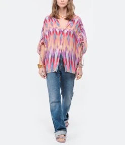 MAISON STANDARDS Jean Flare Blaise Coton Bleu -ANINE BING Boutique maiso look20210407 223