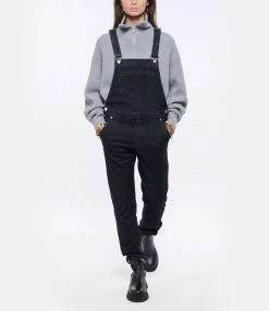 MAISON STANDARDS Salopette Bérénice Denim Noir -ANINE BING Boutique maiso look20211201 288 1