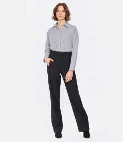 MAISON STANDARDS Pantalon Loose Stretch Éloïse Noir -ANINE BING Boutique maiso look20221205 22