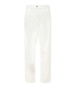MAISON STANDARDS Pantalon Chino Bertine Coton Écru