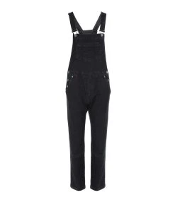 MAISON STANDARDS Salopette Bérénice Denim Noir