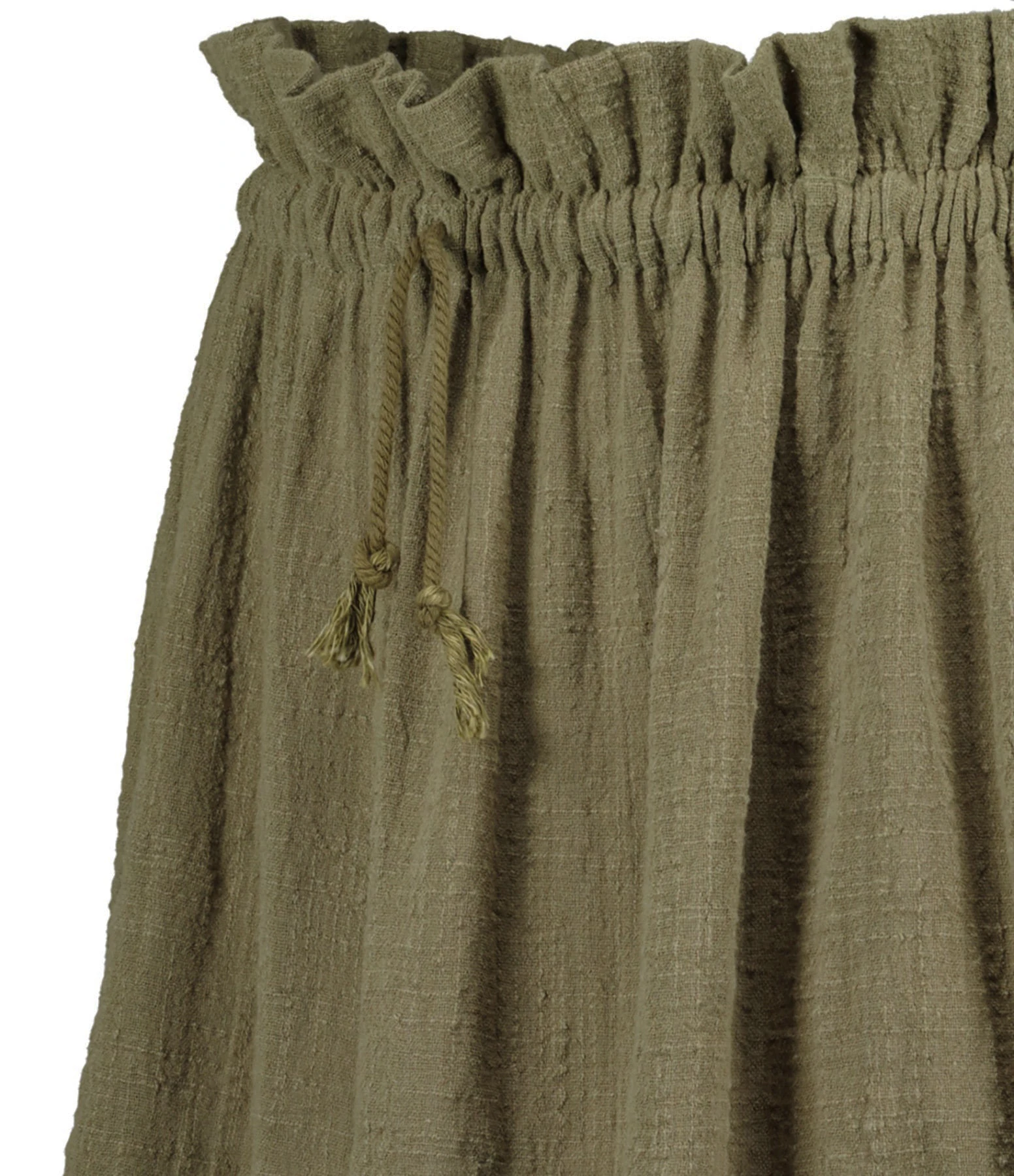 MAISON SAINT JULIEN Jupe Alexandrie Coton Kaki 4 MAISON SAINT JULIEN Jupe Alexandrie Coton Kaki – Image 2