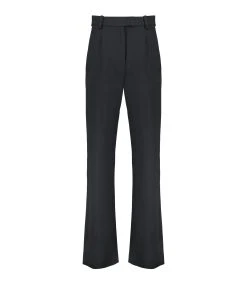 MAISON STANDARDS Pantalon Loose Stretch Éloïse Noir