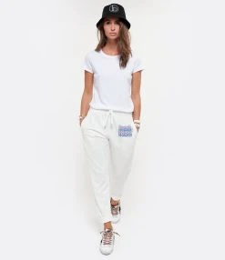 MAJESTIC FILATURES Tee-shirt Jamie Col Rond Coton Blanc -ANINE BING Boutique majes look20200622 335 1