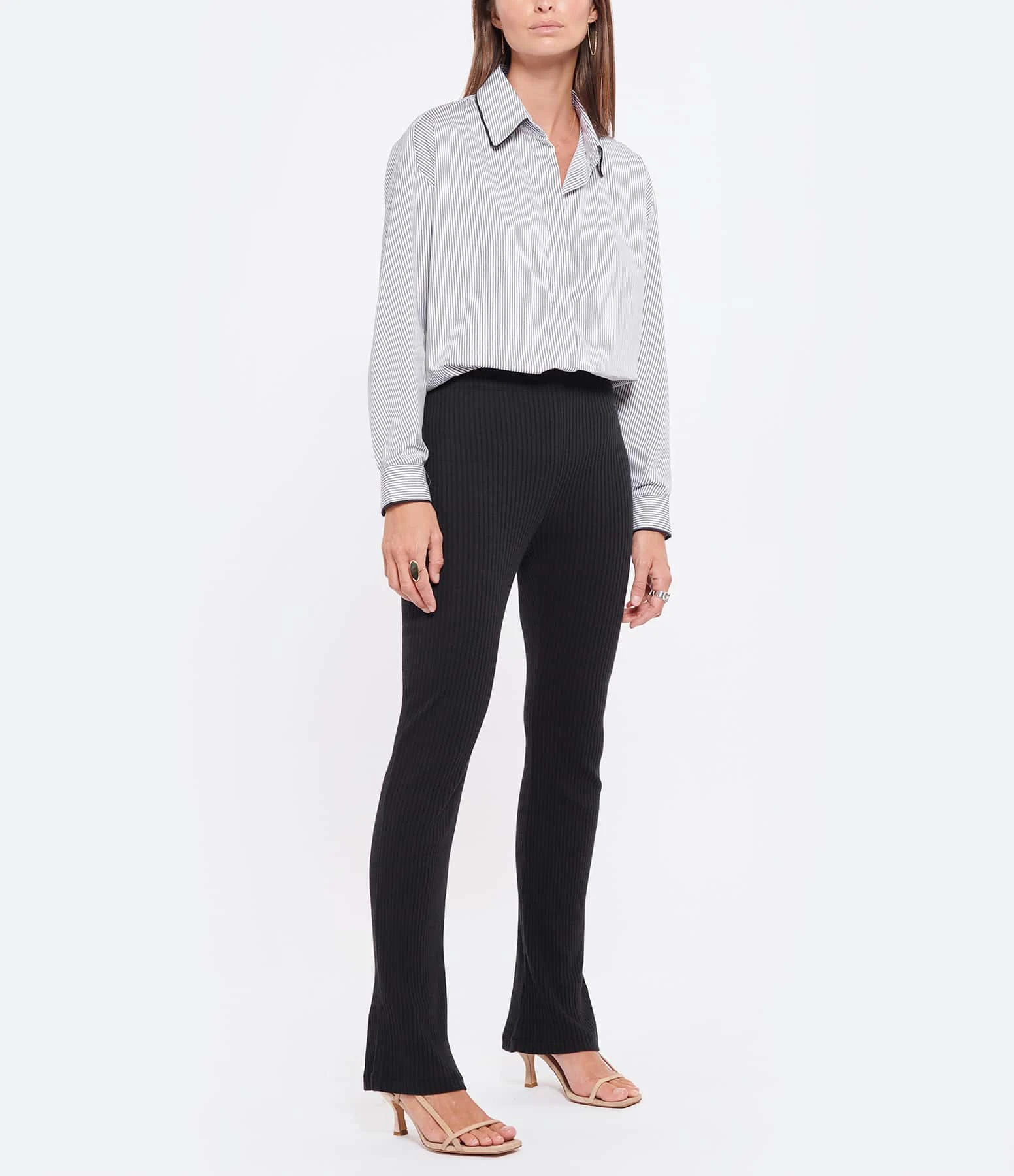 MAJESTIC FILATURES Pantalon Coton Noir 5 MAJESTIC FILATURES Pantalon Coton Noir – Image 3