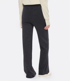 MAJESTIC FILATURES Pantalon Laine Cachemire Anthracite Chiné 11 MAJESTIC FILATURES Pantalon Laine Cachemire Anthracite Chiné -ANINE BING Boutique majes look20220802 391