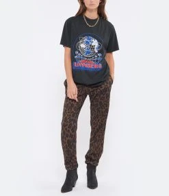 MAJESTIC FILATURES Pantalon Coton Léopard Camel 10 MAJESTIC FILATURES Pantalon Coton Léopard Camel -ANINE BING Boutique majes look20220831 392