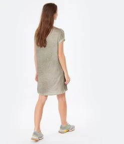 MAJESTIC FILATURES Robe Lin Kaki 9 MAJESTIC FILATURES Robe Lin Kaki -ANINE BING Boutique majes look20230110 112